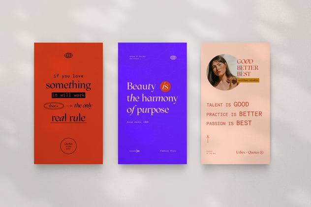 时尚欧美ins风社交媒体推广公众号推文电商海报设计psd模板 Quotes Love – Post & Story Instagram 图片素材 第9张-素材湾丨精选海外优质设计素材资源 时尚欧美ins风社交媒体推广公众号推文电商海报设计psd模板 Quotes Love – Post & Story Instagram 图片素材 sucaiwan.com