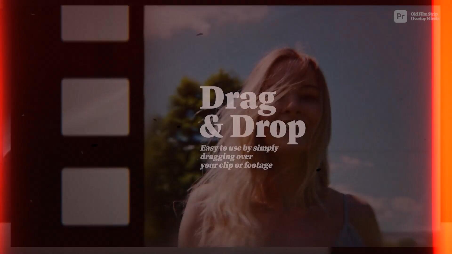 PR模板：30种复古美学胶片帧抖动放映机叠加闪烁灰尘划痕边框效果 , sucaiwan.com