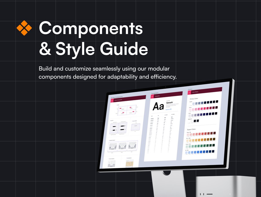 100+屏高级双配色电影票在线购买票务预订APP软件UI界面设计Figma模板套件 MovTix – Movie Ticket Booking App UI Kit APP UI sucaiwan.com