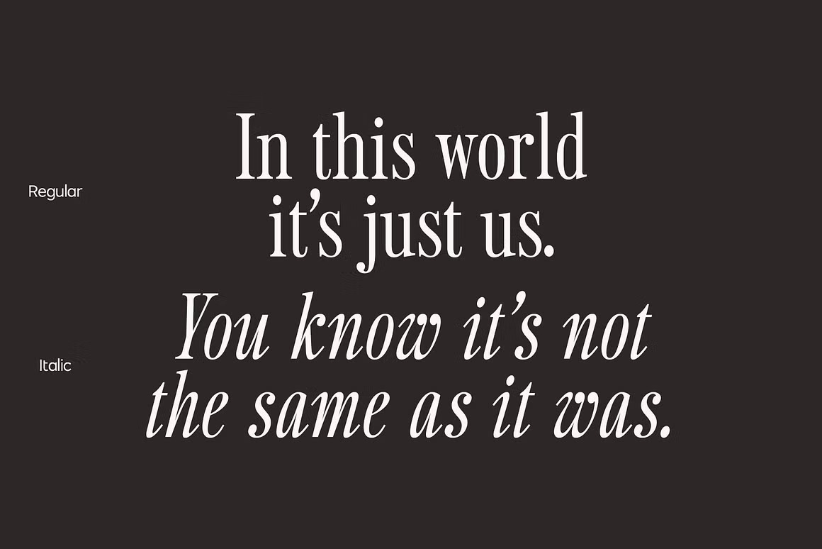 英文字体：复古怀旧创意纤细优雅极简排版标题精美衬线海报封面字体 Sailing Club | Nostalgic Serif , sucaiwan.com