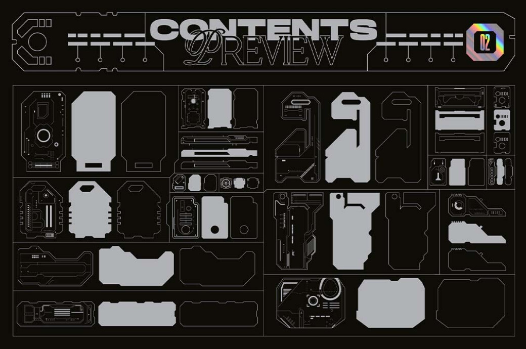 144个赛博未来机能科幻矢量HUD面板图形卡片标签海报排版构图AI矢量设计素材套装 Sci-Fi Panels Vector Pack 图片素材 第6张-素材湾丨精选海外优质设计素材资源 144个赛博未来机能科幻矢量HUD面板图形卡片标签海报排版构图AI矢量设计素材套装 Sci-Fi Panels Vector Pack 图片素材 sucaiwan.com