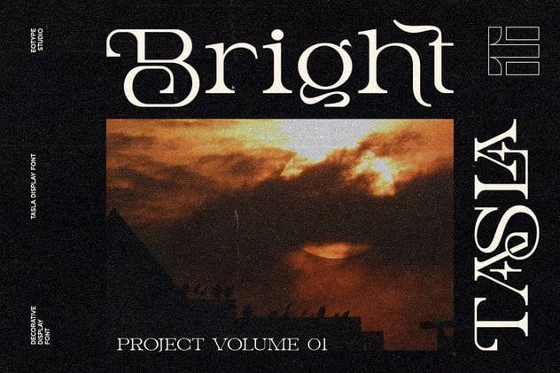 复古优雅品牌包装海报徽标设计衬线英文字体安装包 Tasla 设计素材 第6张-素材湾丨精选海外优质设计素材资源 复古优雅品牌包装海报徽标设计衬线英文字体安装包 Tasla 设计素材 sucaiwan.com