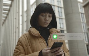 FCPX插件:9种短信微信视频导航购物电量传输进度弹窗效果包