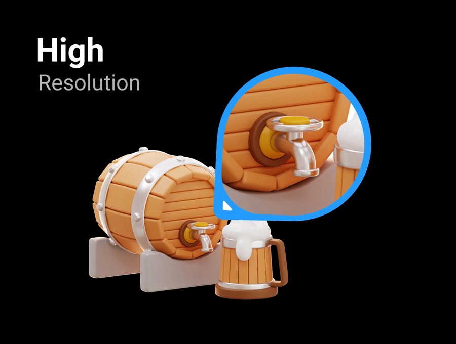 15款秋季感恩节农场食物农作物3D图标Icons设计Blender/PNG/FBX格式素材 Thanksgiving & Autumn 3D Illustration 图标素材 sucaiwan.com