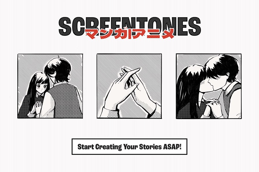 50款真实漫画半色调网点波点艺术绘画Affinity笔刷画笔设计素材 Manga Screentone Brushes for Affinity 笔刷资源 第2张-素材湾丨精选海外优质设计素材资源 50款真实漫画半色调网点波点艺术绘画Affinity笔刷画笔设计素材 Manga Screentone Brushes for Affinity 笔刷资源 sucaiwan.com