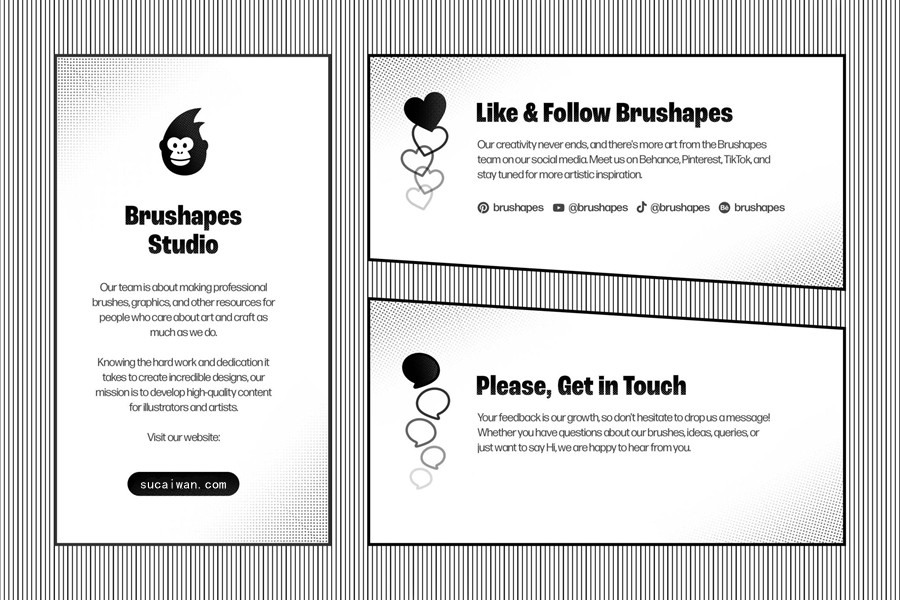 50款真实漫画半色调网点波点艺术绘画Affinity笔刷画笔设计素材 Manga Screentone Brushes for Affinity 笔刷资源 第9张-素材湾丨精选海外优质设计素材资源 50款真实漫画半色调网点波点艺术绘画Affinity笔刷画笔设计素材 Manga Screentone Brushes for Affinity 笔刷资源 sucaiwan.com