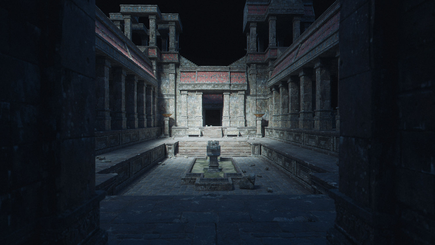 Blender失落古迹帝国寺庙古墓探险神秘遗迹场景元素3D模型 KitBash3D – Secrets of the Luminara 样机素材 sucaiwan.com