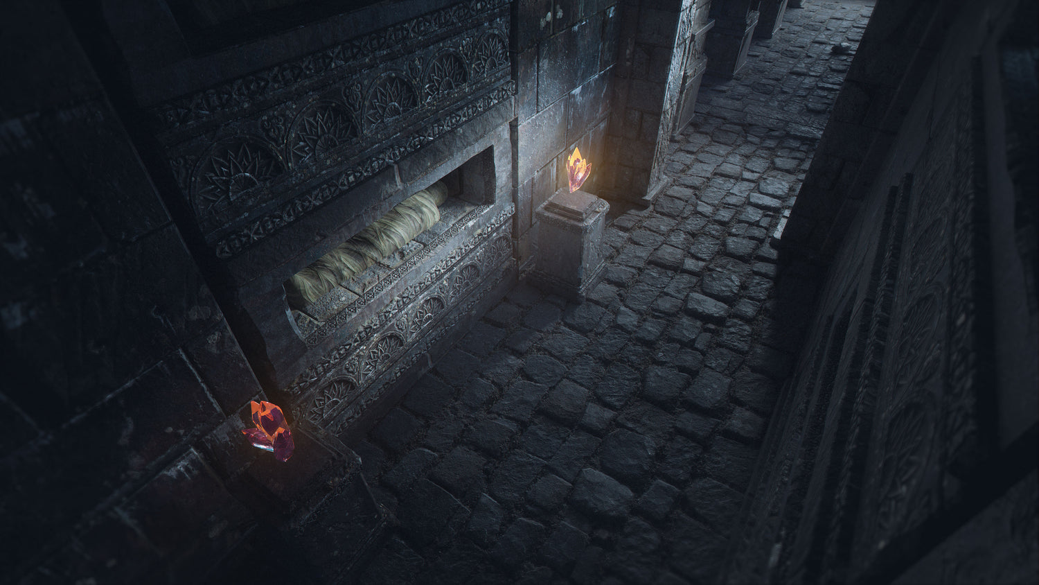 Blender失落古迹帝国寺庙古墓探险神秘遗迹场景元素3D模型 KitBash3D – Secrets of the Luminara 样机素材 sucaiwan.com