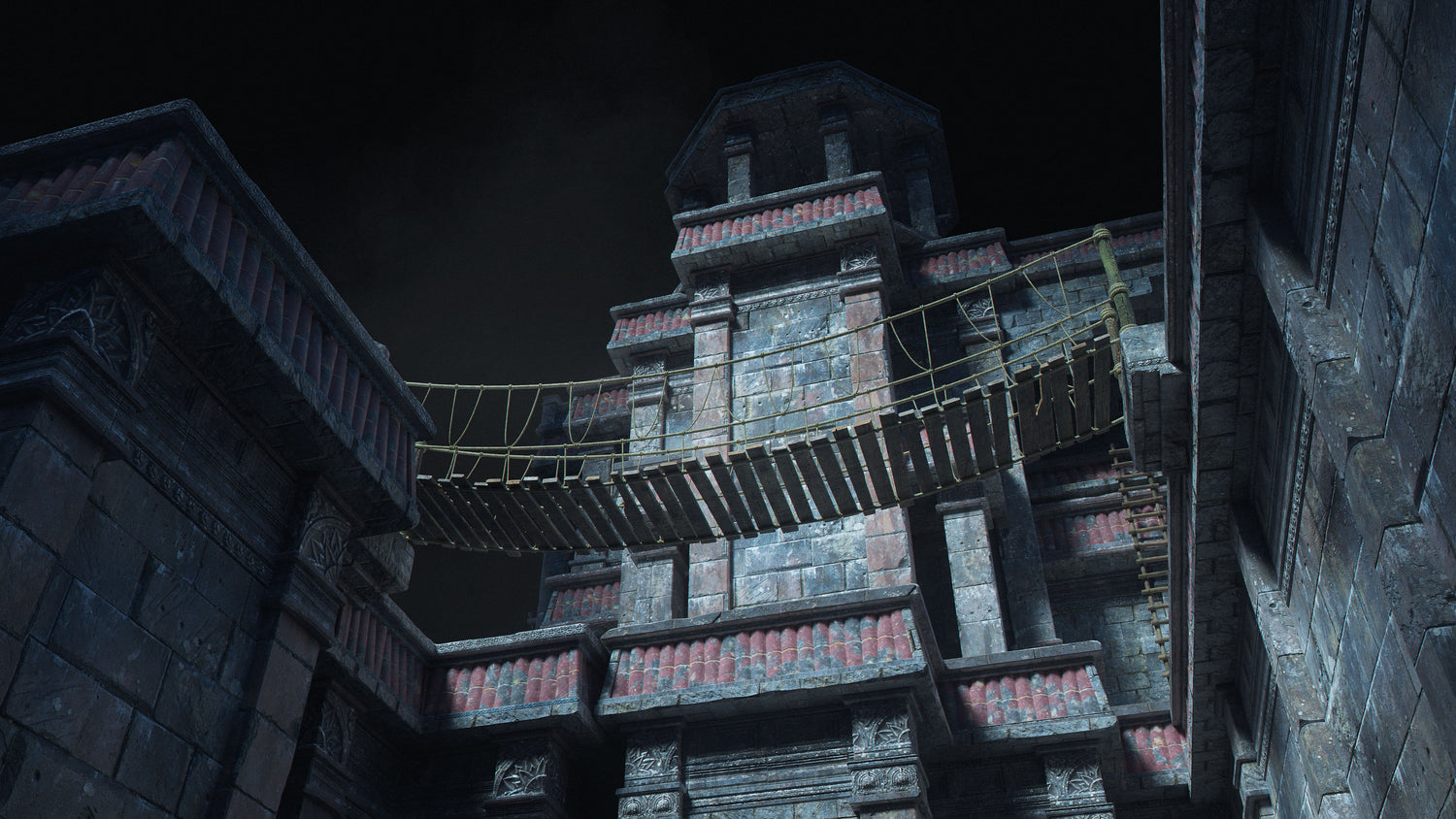 Blender失落古迹帝国寺庙古墓探险神秘遗迹场景元素3D模型 KitBash3D – Secrets of the Luminara 样机素材 sucaiwan.com