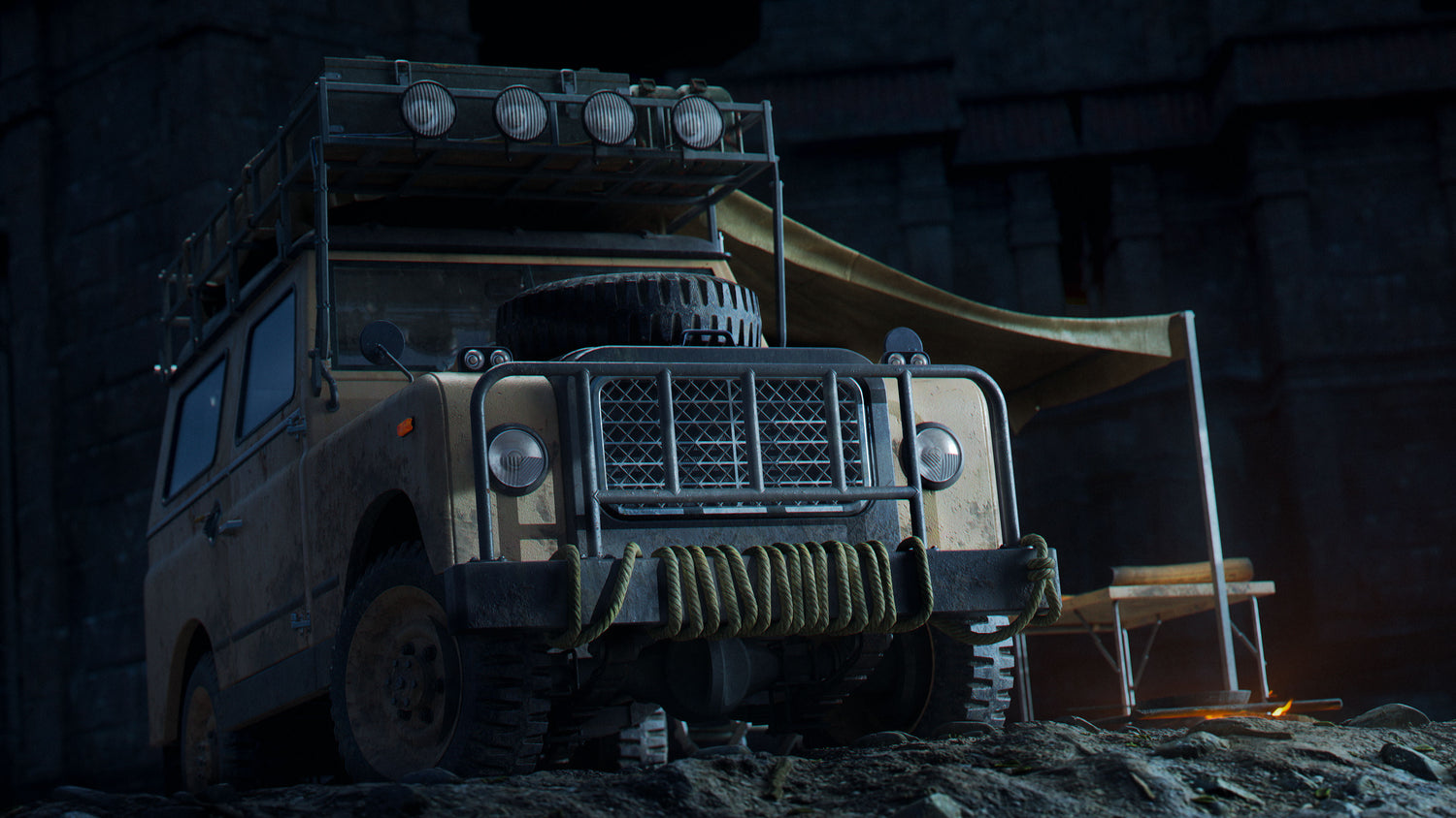 Blender失落古迹帝国寺庙古墓探险神秘遗迹场景元素3D模型 KitBash3D – Secrets of the Luminara 样机素材 sucaiwan.com