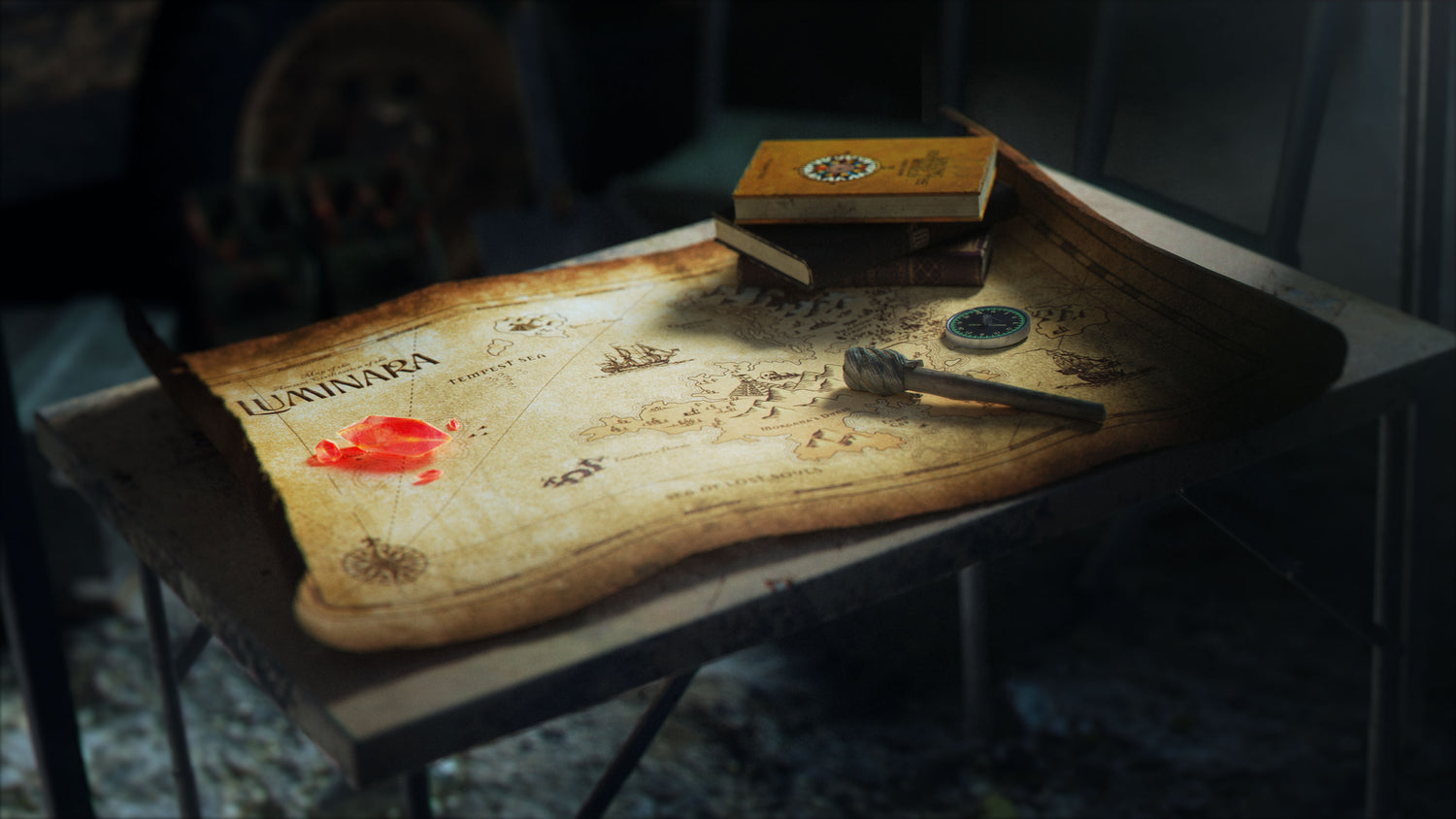 Blender失落古迹帝国寺庙古墓探险神秘遗迹场景元素3D模型 KitBash3D – Secrets of the Luminara 样机素材 sucaiwan.com