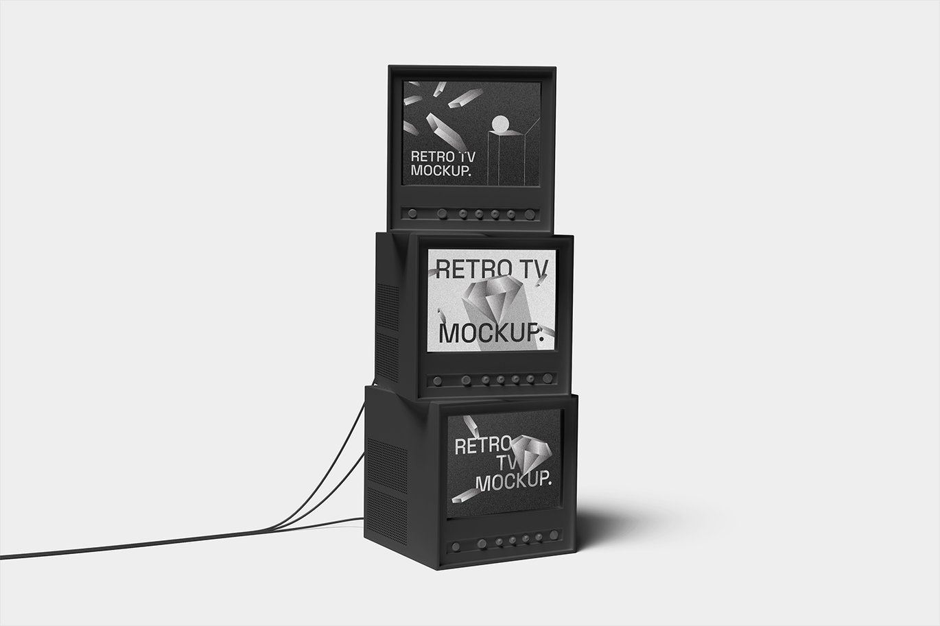 3款极简复古堆叠TV电视机屏幕海报广告设计展示PSD样机 Retro TV Mockup , 第5张-素材湾丨精选海外优质设计素材资源 3款极简复古堆叠TV电视机屏幕海报广告设计展示PSD样机 Retro TV Mockup , sucaiwan.com