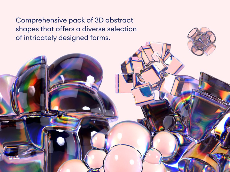 120款立体3D赛博朋克透明玻璃水晶金属科幻抽象几何图形Blebder/Figma/PNG格式素材 Glassify 3D illustrations 图片素材 第1张-素材湾丨精选海外优质设计素材资源 120款立体3D赛博朋克透明玻璃水晶金属科幻抽象几何图形Blebder/Figma/PNG格式素材 Glassify 3D illustrations 图片素材 sucaiwan.com