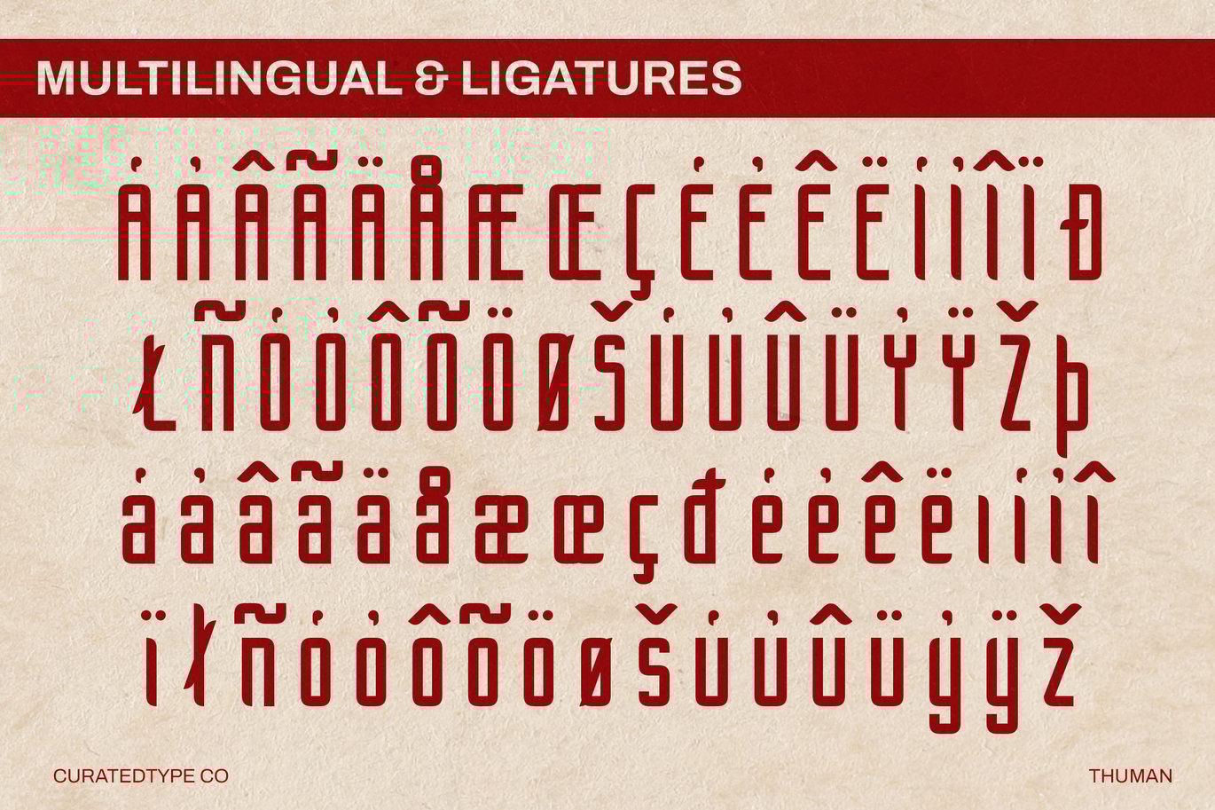 现代优雅品牌海报徽标设计无衬线英文字体安装包 Thuman – Tall Display Font 设计素材 sucaiwan.com