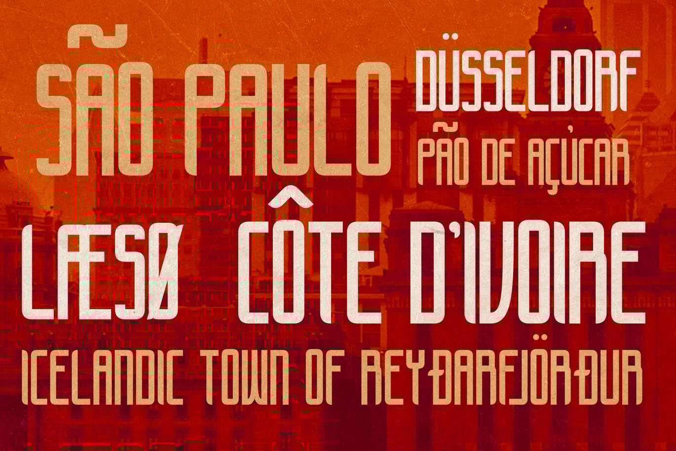 现代优雅品牌海报徽标设计无衬线英文字体安装包 Thuman – Tall Display Font 设计素材 sucaiwan.com