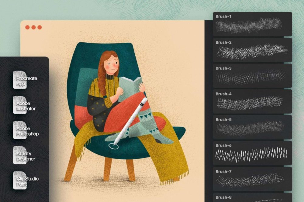 创意复古中国风漫画插件绘画艺术线条阴影procreate笔刷设计素材 Hatch Master Brushes for Procreate 笔刷资源 第11张-素材湾丨精选海外优质设计素材资源 创意复古中国风漫画插件绘画艺术线条阴影procreate笔刷设计素材 Hatch Master Brushes for Procreate 笔刷资源 sucaiwan.com