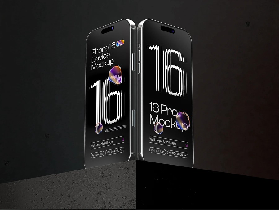 10款黑化风岩石背景UI界面设计苹果iPhone 16 Pro手机展示PS贴图样机模板 iPhone 16 Pro Mockups – 10 Scenes 样机素材 第6张-素材湾丨精选海外优质设计素材资源 10款黑化风岩石背景UI界面设计苹果iPhone 16 Pro手机展示PS贴图样机模板 iPhone 16 Pro Mockups – 10 Scenes 样机素材 sucaiwan.com