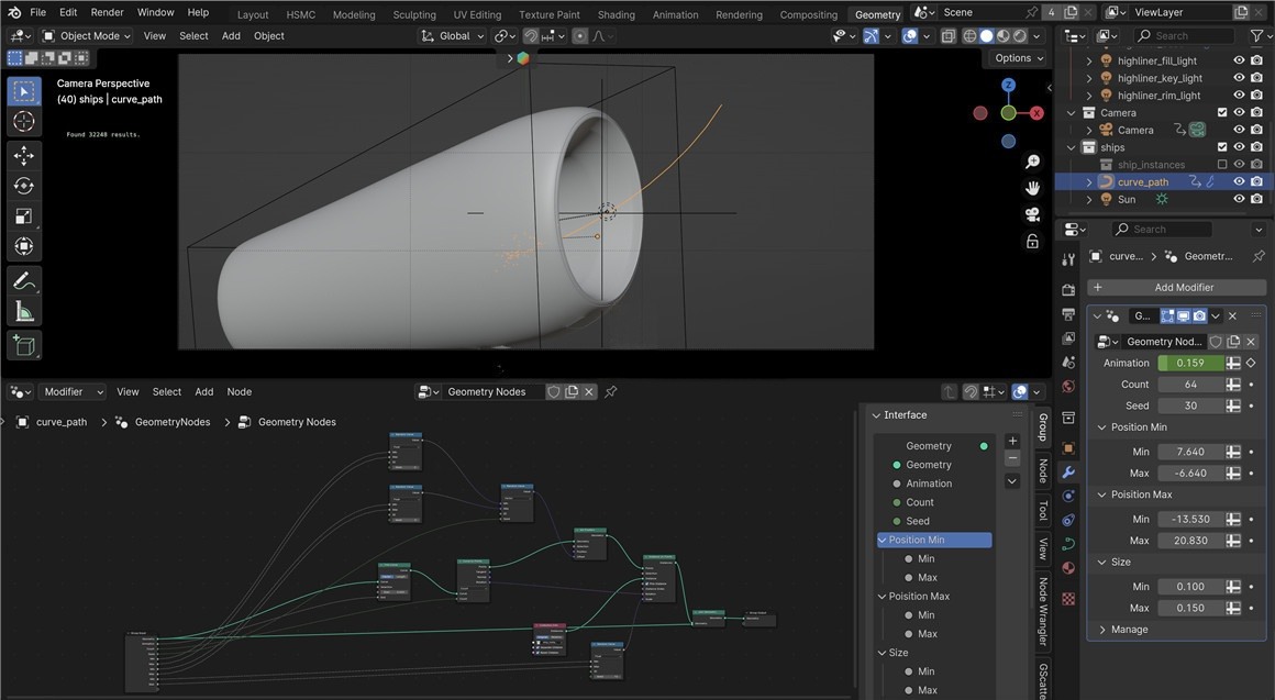 大师课程：Blender重现电影《沙丘》飞船穿梭行星视效建模动画后期合成大师班 Blender 3D | Masterclass for Beginners Dune Edition , sucaiwan.com