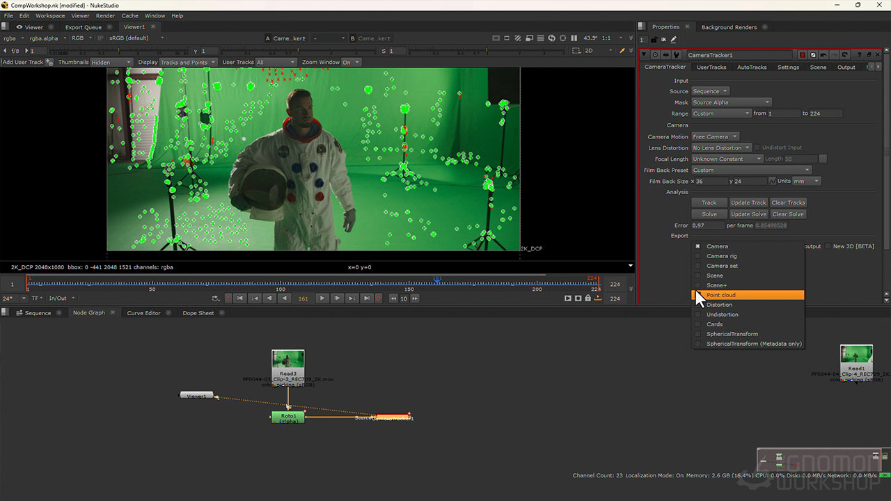 Nuke实拍2.5D电影视频绿幕抠像特效镜头合成视频教程 中英文字幕 Advanced Compositing – Keying & Creating 2.5D Projections 设计教程 第3张-素材湾丨精选海外优质设计素材资源 Nuke实拍2.5D电影视频绿幕抠像特效镜头合成视频教程 中英文字幕 Advanced Compositing – Keying & Creating 2.5D Projections 设计教程 sucaiwan.com