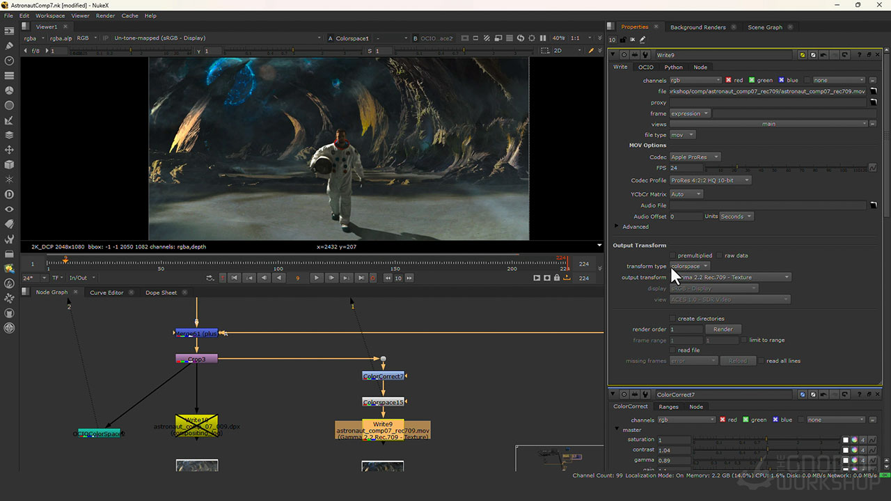 Nuke实拍2.5D电影视频绿幕抠像特效镜头合成视频教程 中英文字幕 Advanced Compositing – Keying & Creating 2.5D Projections 设计教程 第10张-素材湾丨精选海外优质设计素材资源 Nuke实拍2.5D电影视频绿幕抠像特效镜头合成视频教程 中英文字幕 Advanced Compositing – Keying & Creating 2.5D Projections 设计教程 sucaiwan.com