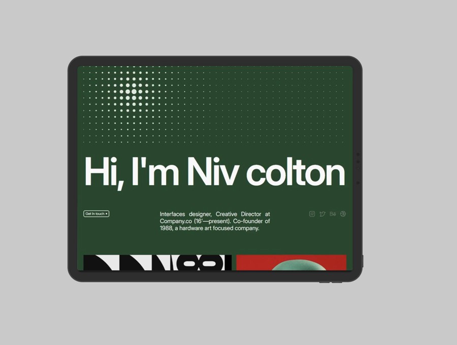 超酷暗黑系响应式作品集创意机构网站用户界面WEB UI设计Figma模板素材 Operator – Framer Portfolio Template APP UI sucaiwan.com