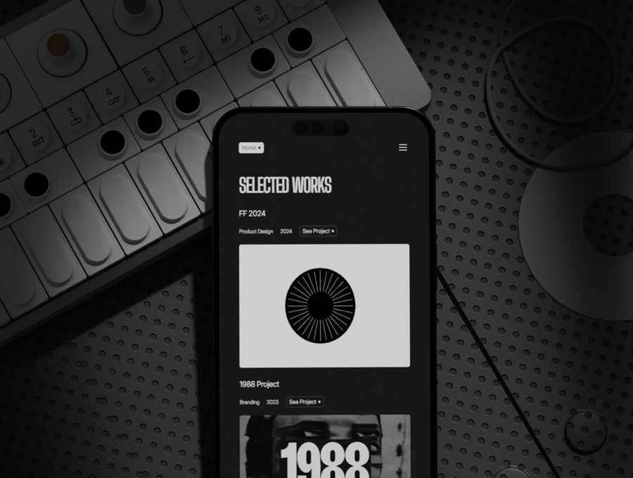 超酷暗黑系响应式作品集创意机构网站用户界面WEB UI设计Figma模板素材 Operator – Framer Portfolio Template APP UI sucaiwan.com