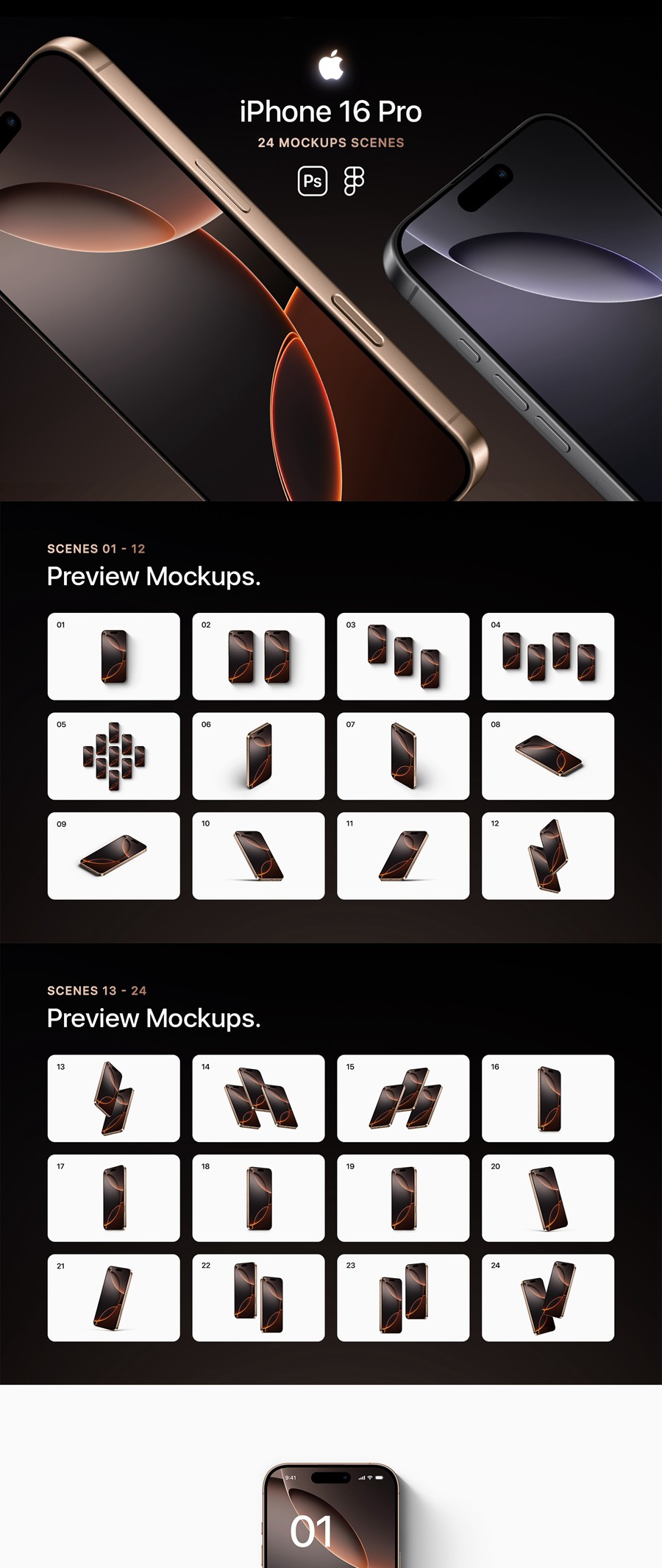 24款钛金属苹果iPhone 16 Pro手机UI广告设计展示贴图PSD样机MOCKUP模板 iPhone 16 Pro – 24 Mockups Scenes 样机素材 第9张-素材湾丨精选海外优质设计素材资源 24款钛金属苹果iPhone 16 Pro手机UI广告设计展示贴图PSD样机MOCKUP模板 iPhone 16 Pro – 24 Mockups Scenes 样机素材 sucaiwan.com