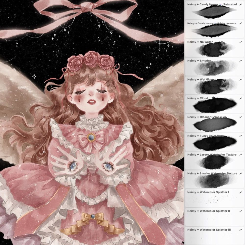 美国插画师Neimy Kanani出品软铅笔线条素描涂抹水墨水彩Procreate笔刷画笔素材 Neimy Kanani Procreate Brush Set II 笔刷资源 第3张-素材湾丨精选海外优质设计素材资源 美国插画师Neimy Kanani出品软铅笔线条素描涂抹水墨水彩Procreate笔刷画笔素材 Neimy Kanani Procreate Brush Set II 笔刷资源 sucaiwan.com