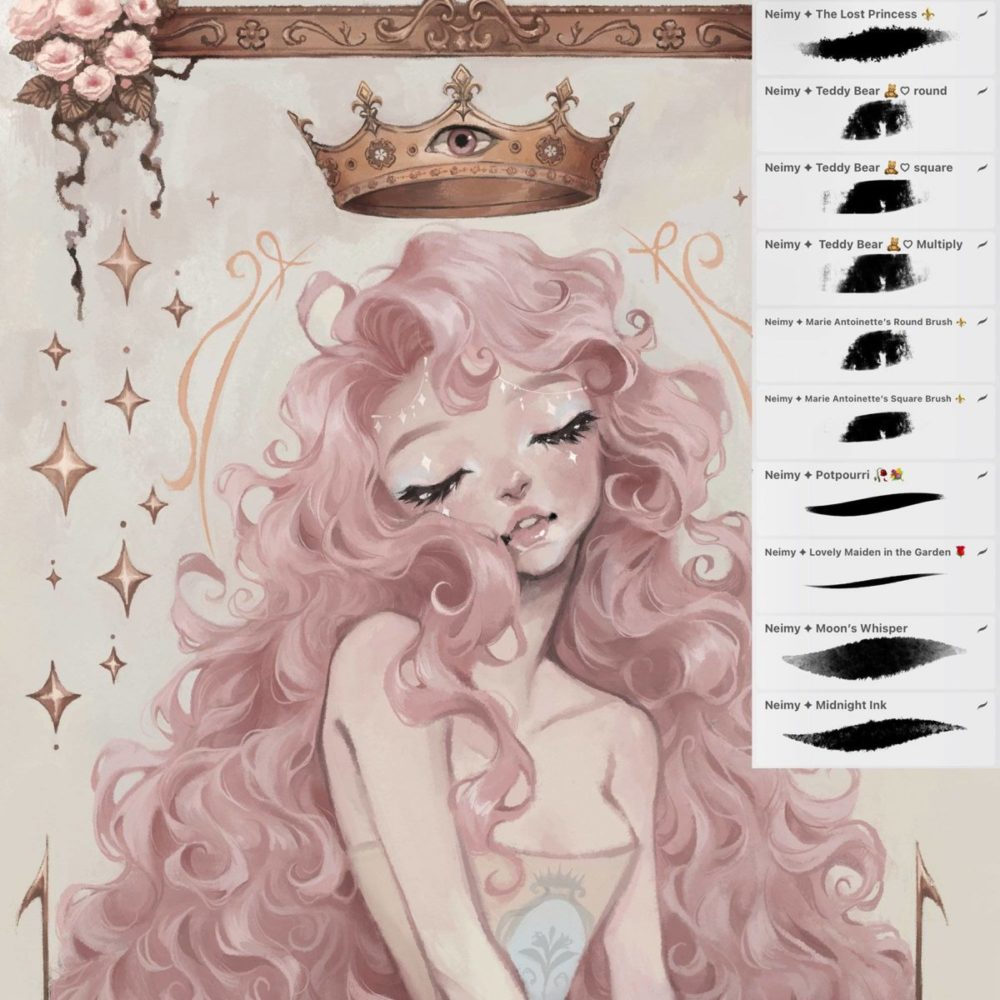 美国插画师Neimy Kanani出品软铅笔线条素描涂抹水墨水彩Procreate笔刷画笔素材 Neimy Kanani Procreate Brush Set II 笔刷资源 第4张-素材湾丨精选海外优质设计素材资源 美国插画师Neimy Kanani出品软铅笔线条素描涂抹水墨水彩Procreate笔刷画笔素材 Neimy Kanani Procreate Brush Set II 笔刷资源 sucaiwan.com