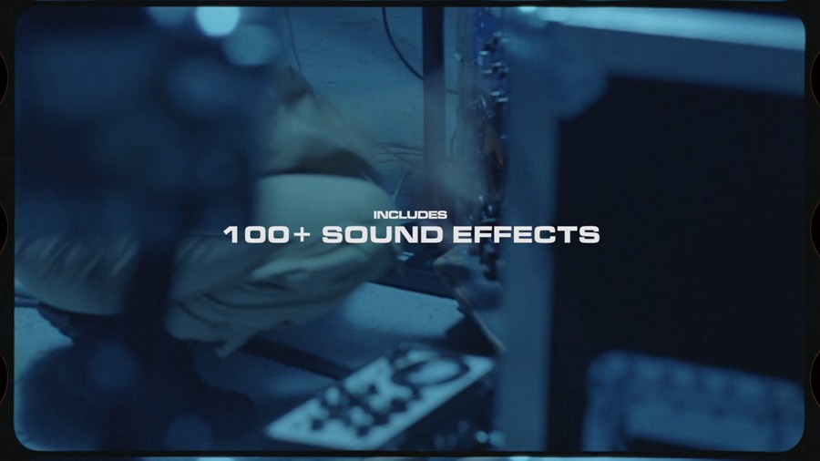 128个复古科幻老式合成器故障失真噪声咆哮上升转场过渡WAV音效 Happy Editing - Odyssey SFX Pro 影视音频 sucaiwan.com