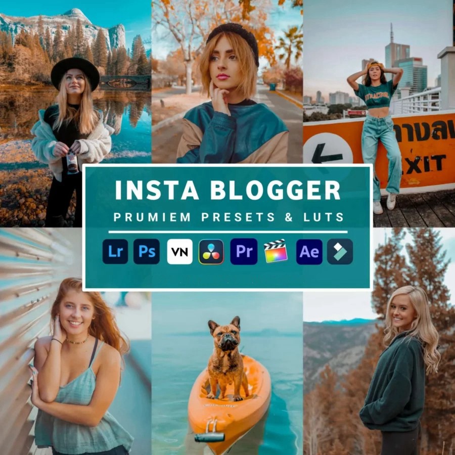 Presetsroom – Insta Blogger Lightroom Presets & Luts Collection 插件预设 第1张-素材湾丨精选海外优质设计素材资源 Presetsroom – Insta Blogger Lightroom Presets & Luts Collection 插件预设 sucaiwan.com