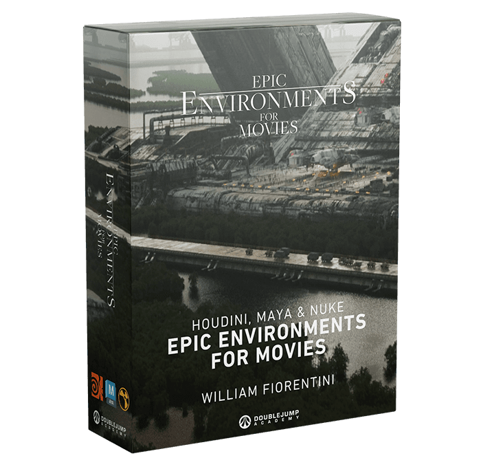 Maya+Houdini大气三维环境场景制作教程 Doublejump Academy – Epic Environments for Movies 设计教程 sucaiwan.com