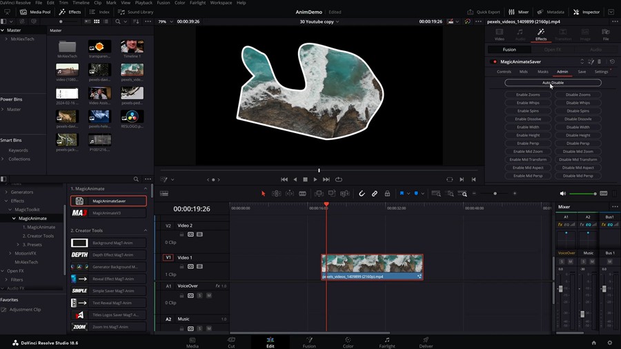 达芬奇预设:即时自定义添加动态旋转挥动缩放文本效果背景动画预设工具 Magic Animate Pro V3.0.2 插件预设 第2张-素材湾丨精选海外优质设计素材资源 达芬奇预设:即时自定义添加动态旋转挥动缩放文本效果背景动画预设工具 Magic Animate Pro V3.0.2 插件预设 sucaiwan.com