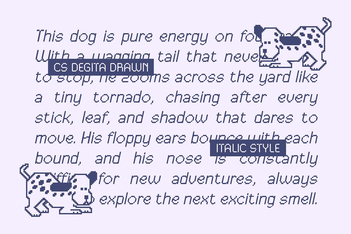 复古俏皮像素风品牌推广游戏设计装饰英文字体安装包 Degita Drawn 设计素材 第2张-素材湾丨精选海外优质设计素材资源 复古俏皮像素风品牌推广游戏设计装饰英文字体安装包 Degita Drawn 设计素材 sucaiwan.com