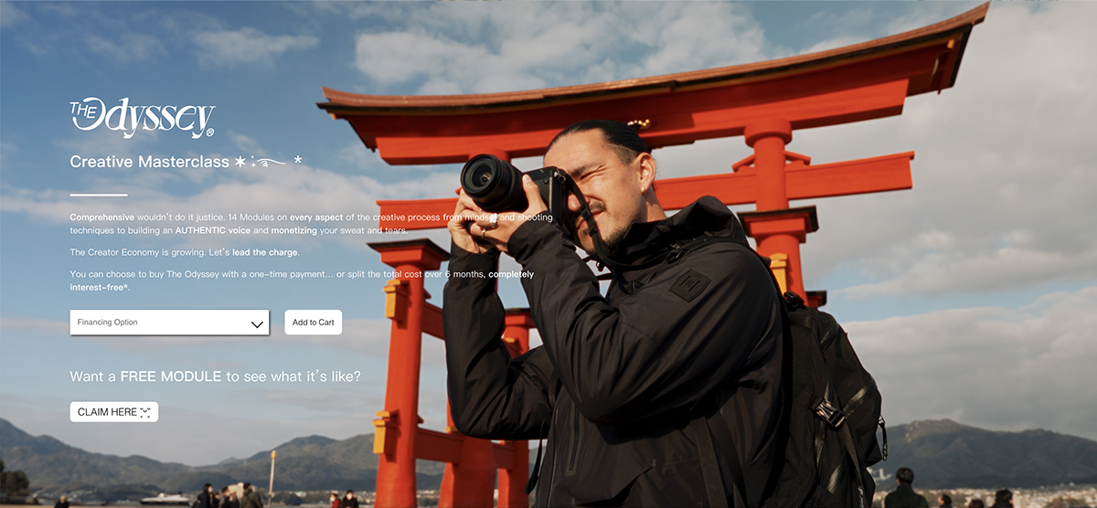 大师课程:奥德赛创意思维技能商业化全流程摄影和电影制作大师班 Education Gakuyen – The Odyssey Creative Masterclass , 第2张-素材湾丨精选海外优质设计素材资源 大师课程:奥德赛创意思维技能商业化全流程摄影和电影制作大师班 Education Gakuyen – The Odyssey Creative Masterclass , sucaiwan.com