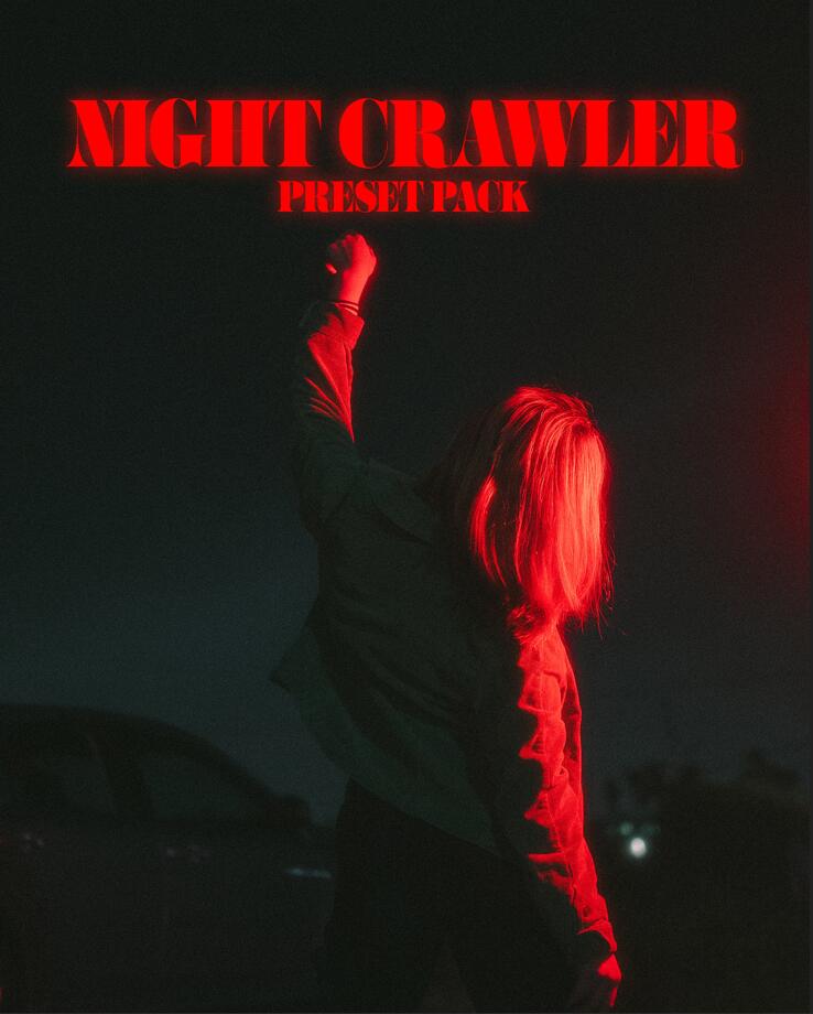 Moodydarkroom - Night Crawler Preset Pack 复古邋遢夜景情绪氛围摄影深色色彩分级Lightroom调色预设 插件预设 sucaiwan.com