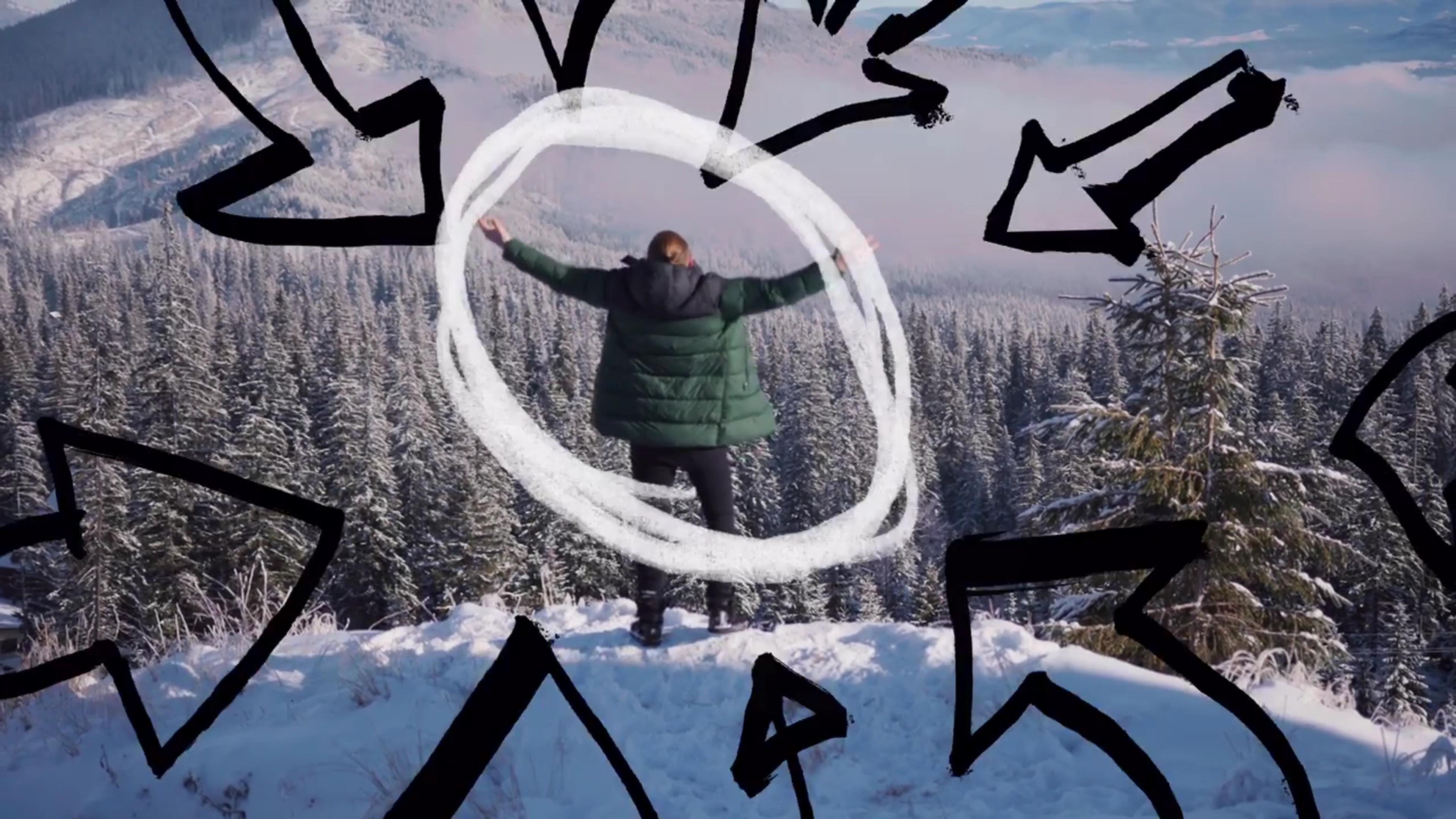 FCPX插件：50个复古手绘涂鸦标记喷漆粗糙素描线条艺术标题贴纸叠加层 Real Gritty Gestures Textures Titles , sucaiwan.com