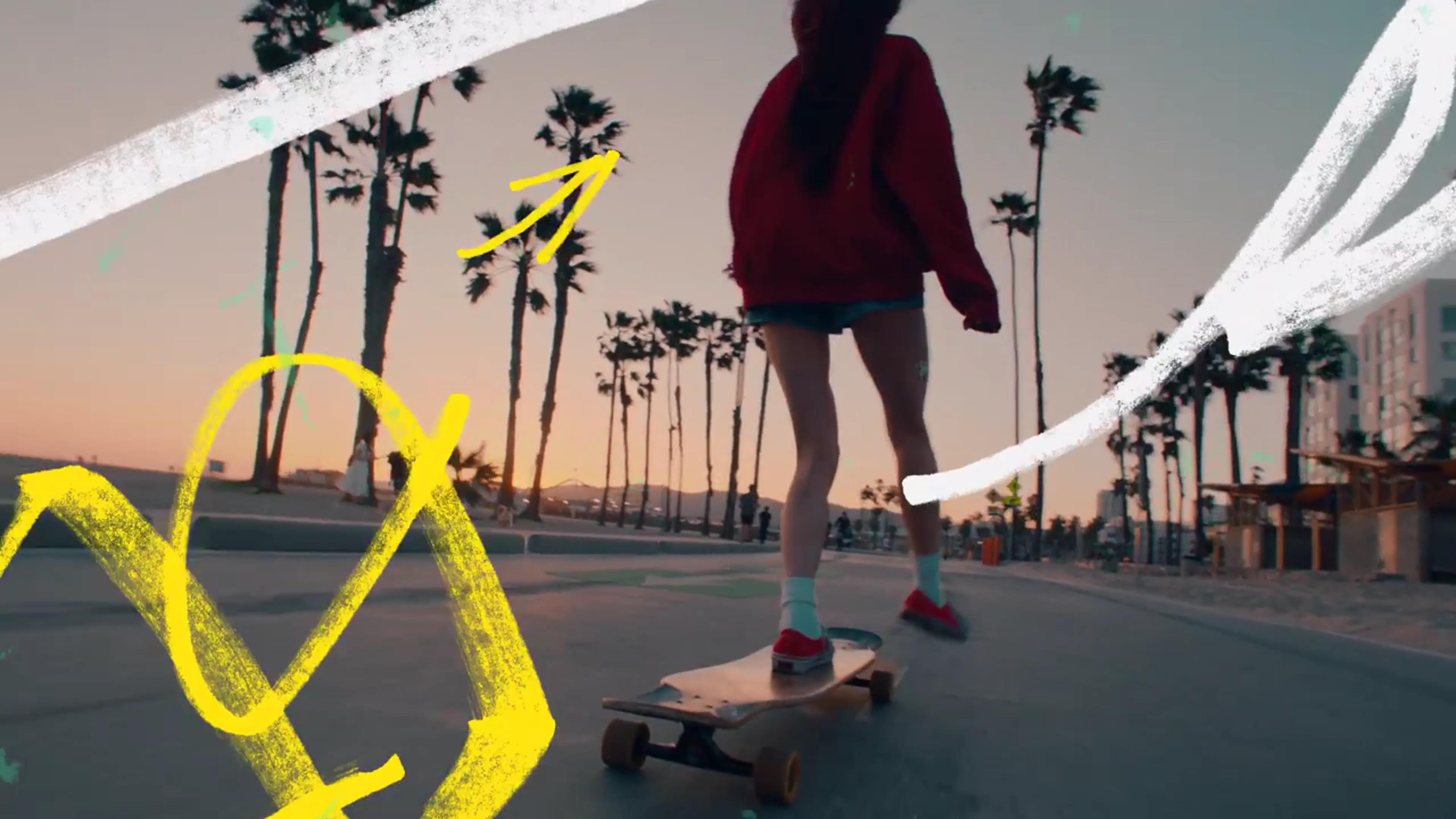 FCPX插件：50个复古手绘涂鸦标记喷漆粗糙素描线条艺术标题贴纸叠加层 Real Gritty Gestures Textures Titles , sucaiwan.com