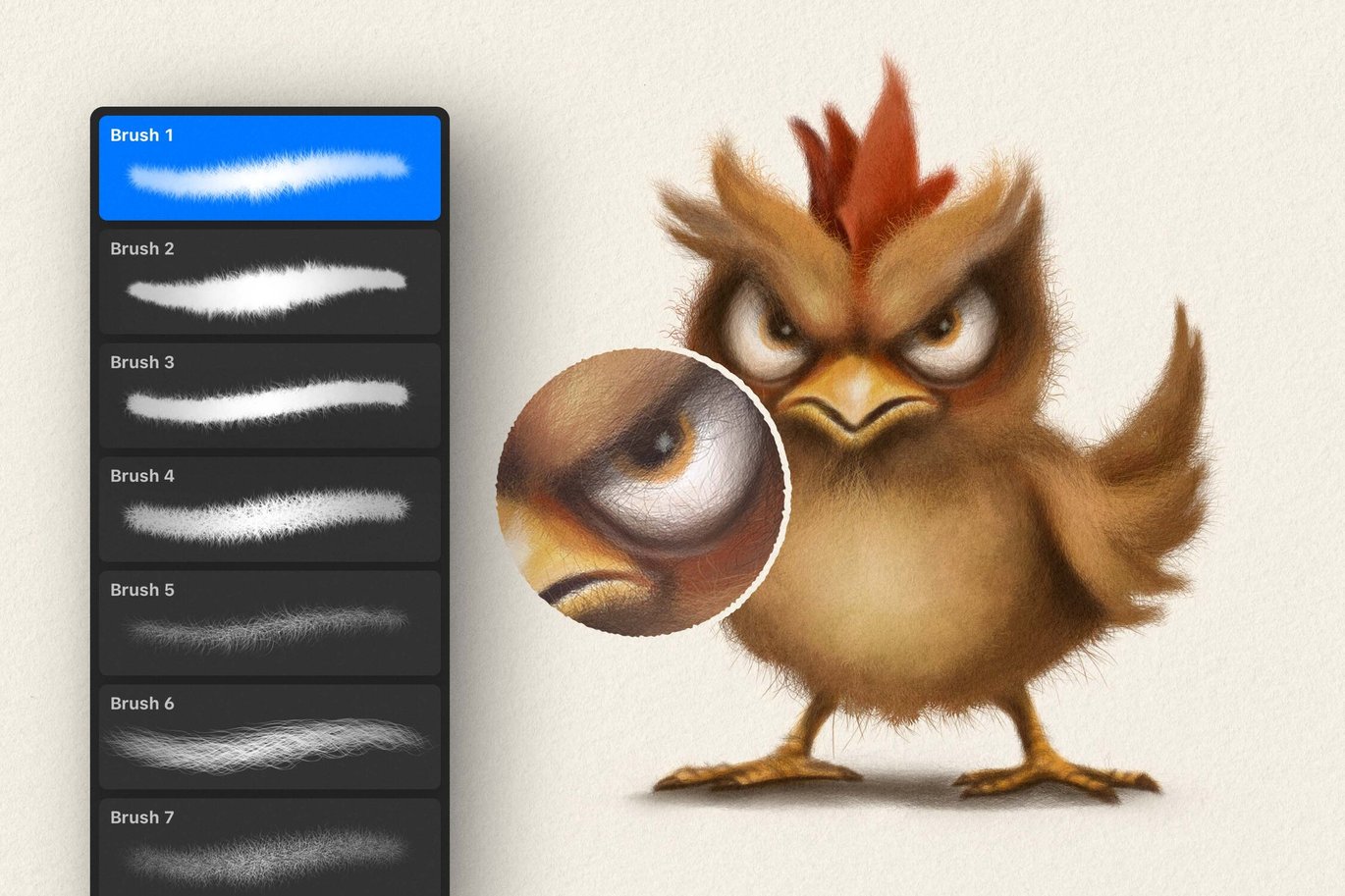 12组真实的动物皮毛毛发绘画艺术PS笔刷 Fur Brushes for Photoshop 笔刷资源 sucaiwan.com