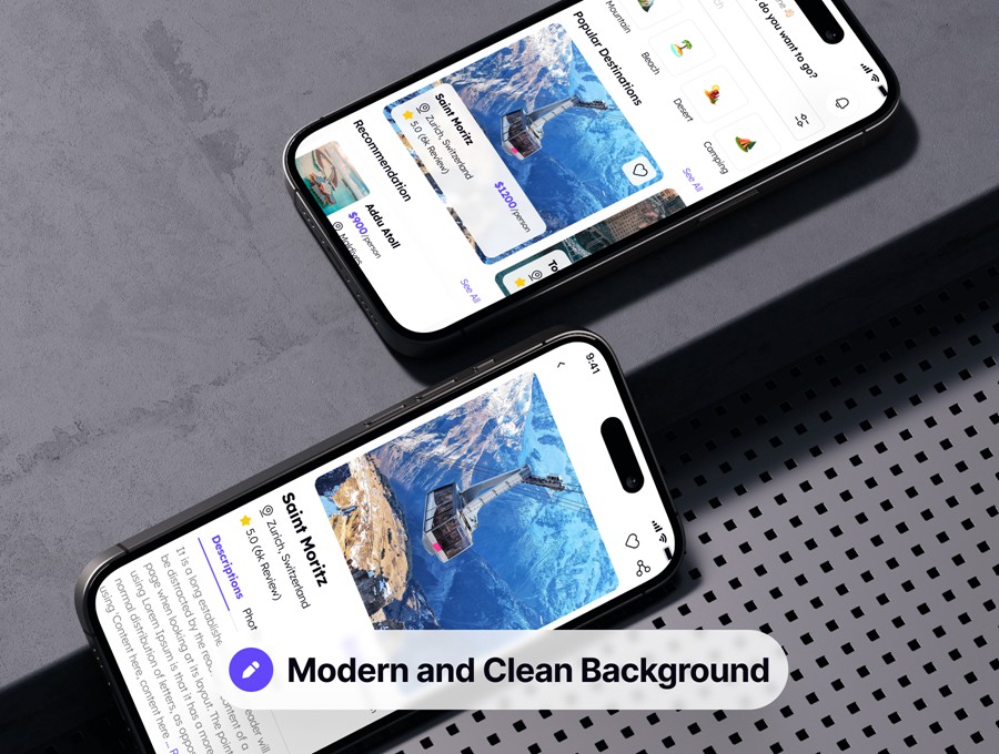 60屏双配色旅行社旅游路行景点门票预订APP UI界面设计Figma模板套件 Travo – Travel Agency App UI Kit APP UI 第2张-素材湾丨精选海外优质设计素材资源 60屏双配色旅行社旅游路行景点门票预订APP UI界面设计Figma模板套件 Travo – Travel Agency App UI Kit APP UI sucaiwan.com