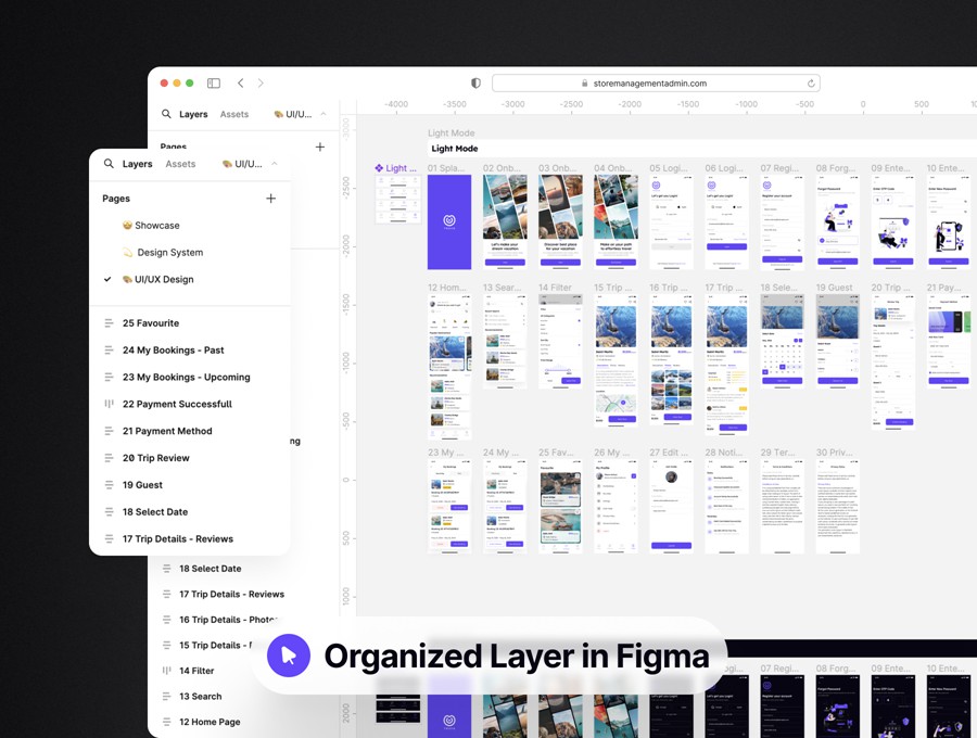 60屏双配色旅行社旅游路行景点门票预订APP UI界面设计Figma模板套件 Travo – Travel Agency App UI Kit APP UI 第5张-素材湾丨精选海外优质设计素材资源 60屏双配色旅行社旅游路行景点门票预订APP UI界面设计Figma模板套件 Travo – Travel Agency App UI Kit APP UI sucaiwan.com