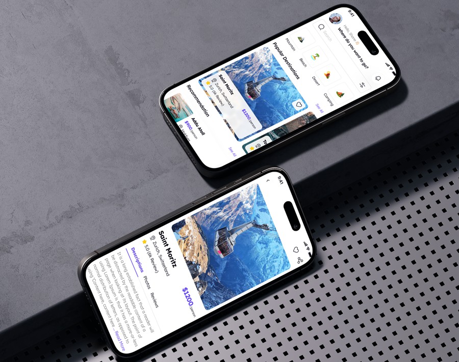 60屏双配色旅行社旅游路行景点门票预订APP UI界面设计Figma模板套件 Travo – Travel Agency App UI Kit APP UI 第9张-素材湾丨精选海外优质设计素材资源 60屏双配色旅行社旅游路行景点门票预订APP UI界面设计Figma模板套件 Travo – Travel Agency App UI Kit APP UI sucaiwan.com