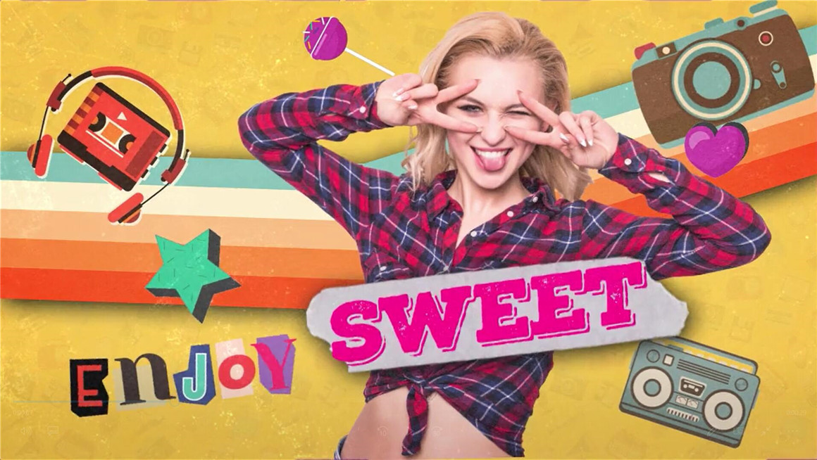 AE/PR模板:复古多彩拼贴艺术风格人物标题介绍开场片头 影视音频 第2张-素材湾丨精选海外优质设计素材资源 AE/PR模板:复古多彩拼贴艺术风格人物标题介绍开场片头 影视音频 sucaiwan.com