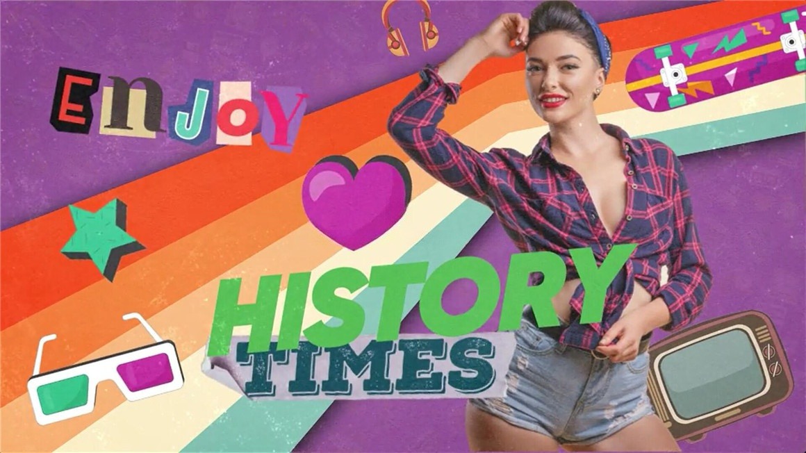 AE/PR模板:复古多彩拼贴艺术风格人物标题介绍开场片头 影视音频 第6张-素材湾丨精选海外优质设计素材资源 AE/PR模板:复古多彩拼贴艺术风格人物标题介绍开场片头 影视音频 sucaiwan.com