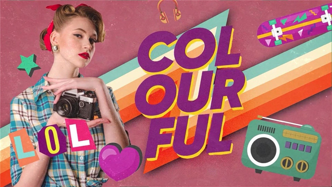 AE/PR模板:复古多彩拼贴艺术风格人物标题介绍开场片头 影视音频 第5张-素材湾丨精选海外优质设计素材资源 AE/PR模板:复古多彩拼贴艺术风格人物标题介绍开场片头 影视音频 sucaiwan.com