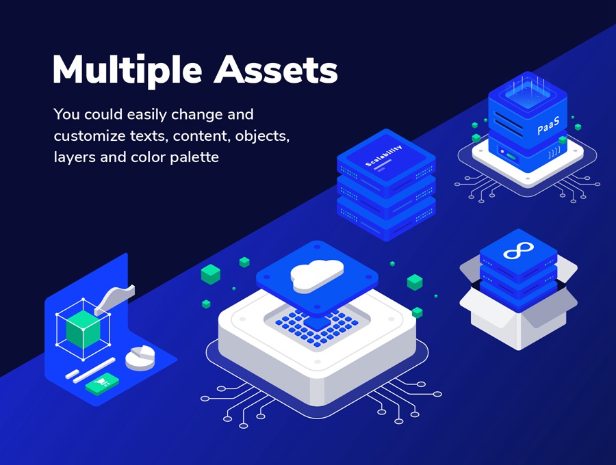 创意互联网科技云存储2.5D手绘插画插图矢量插图AI/XD/Figma设计素材 Cloud and Hosting Isometric Illustration set APP UI 第6张-素材湾丨精选海外优质设计素材资源 创意互联网科技云存储2.5D手绘插画插图矢量插图AI/XD/Figma设计素材 Cloud and Hosting Isometric Illustration set APP UI sucaiwan.com