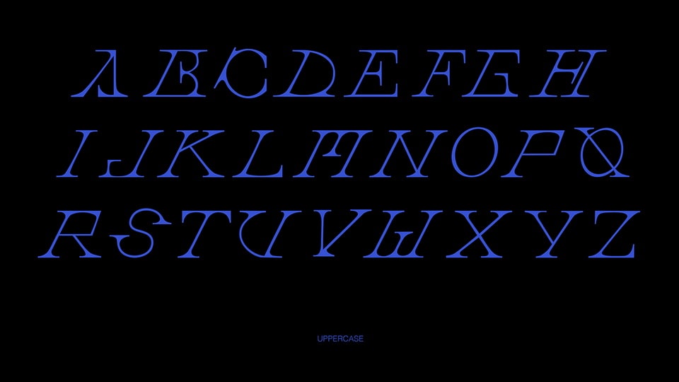 未来科技时尚先锋数字化锋利斜体PSAI衬线西文英文字体安装包 MIGRA – Display Font 设计素材 sucaiwan.com