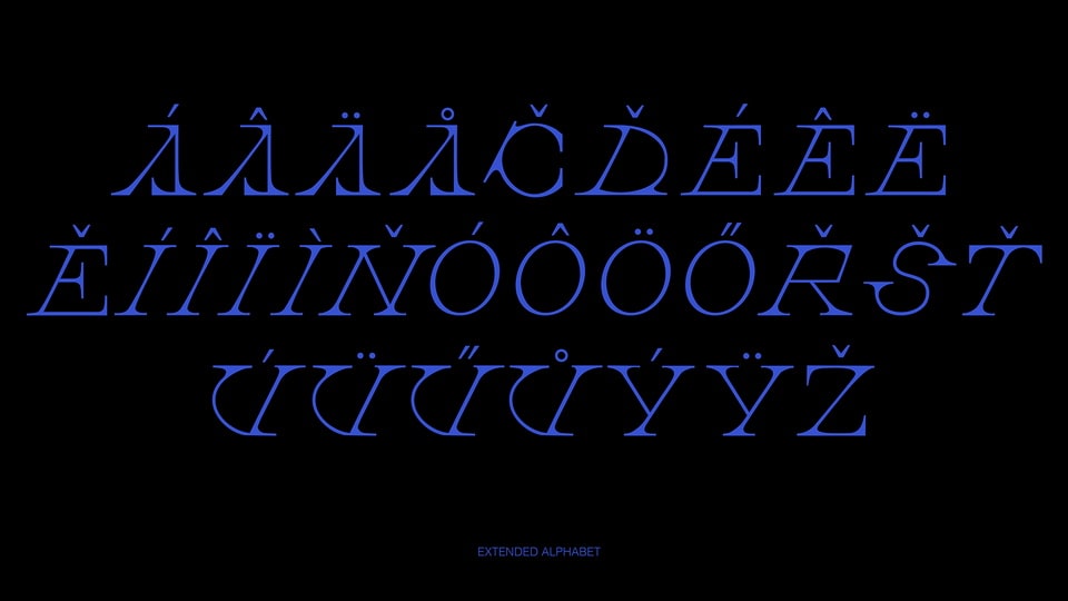 未来科技时尚先锋数字化锋利斜体PSAI衬线西文英文字体安装包 MIGRA – Display Font 设计素材 sucaiwan.com