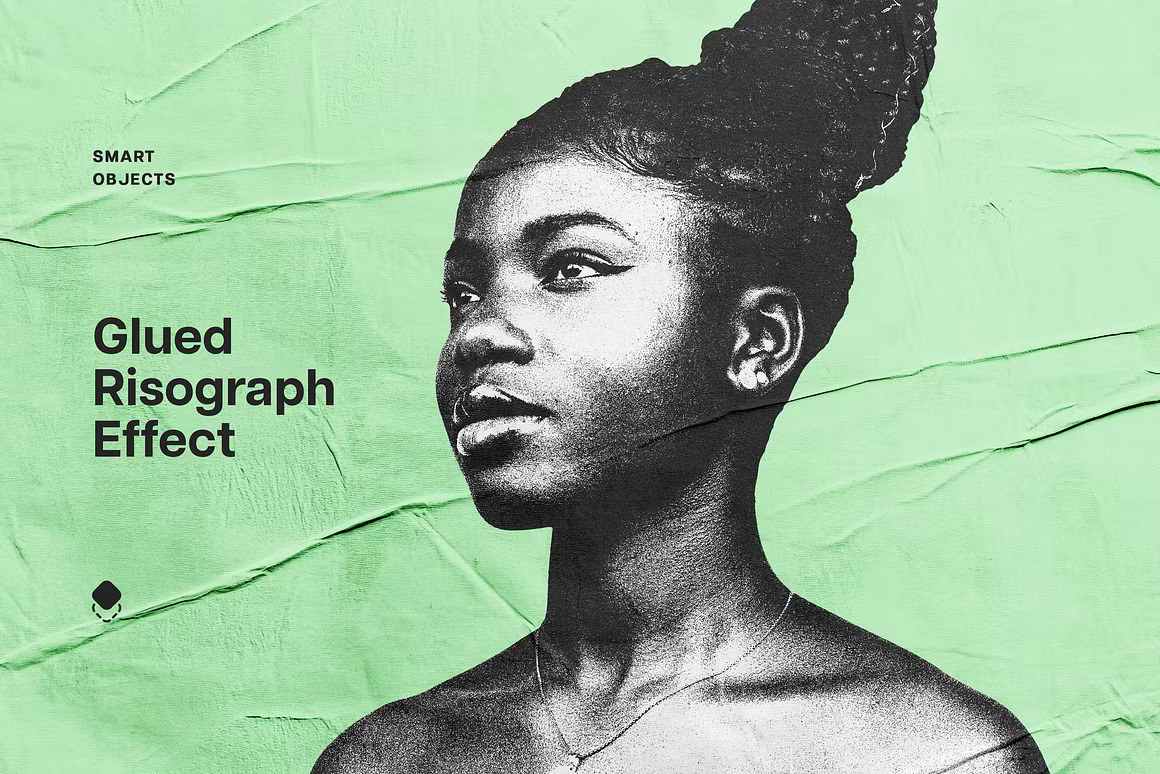 褶皱做旧墙贴胶合Riso打印照片效果ps特效滤镜样机 Glued Paper Risograph Photo Effect 插件预设 第1张-素材湾丨精选海外优质设计素材资源 褶皱做旧墙贴胶合Riso打印照片效果ps特效滤镜样机 Glued Paper Risograph Photo Effect 插件预设 sucaiwan.com