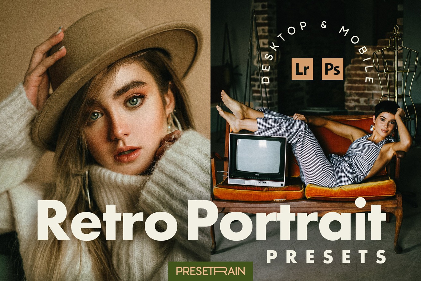 复古怀旧柯达胶片模拟摄影照片调色Lightroom预设包 Retro Portrait Lightroom Presets 插件预设 第1张-素材湾丨精选海外优质设计素材资源 复古怀旧柯达胶片模拟摄影照片调色Lightroom预设包 Retro Portrait Lightroom Presets 插件预设 sucaiwan.com